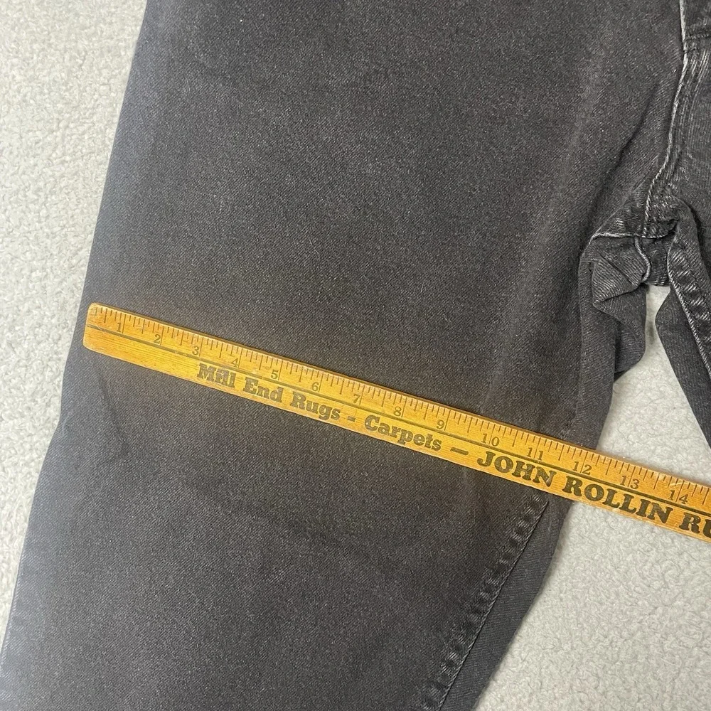 Vintage LL Bean Jeans Mens 40x30 Black Denim Straight Leg Mid Rise Made In USA